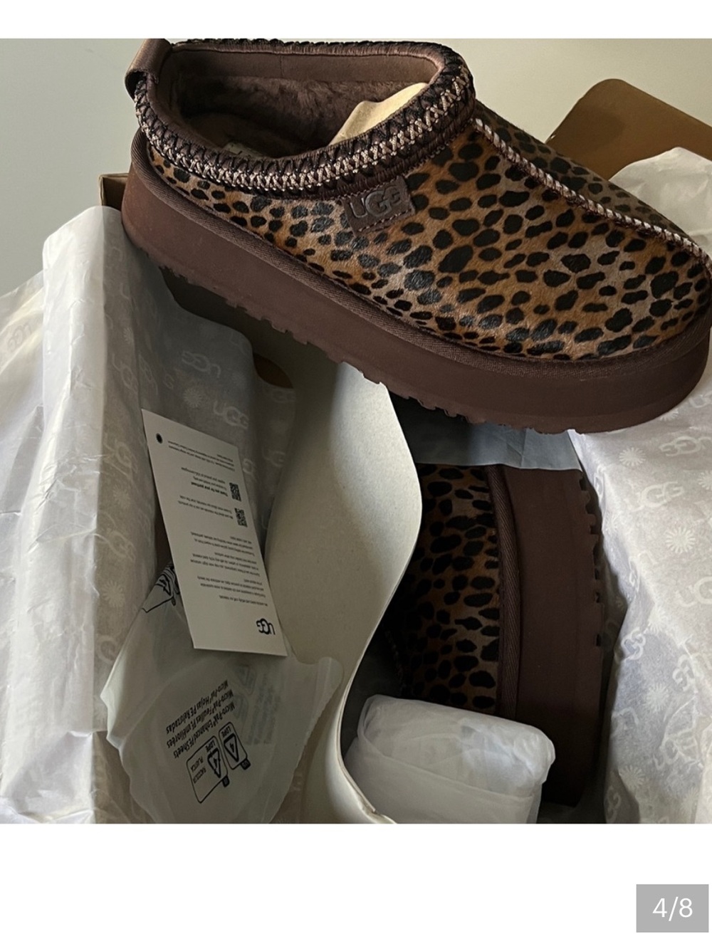 UGG® TAZZ CASPIAN PLATFORM SLIPPERS - Picture 4 of 8